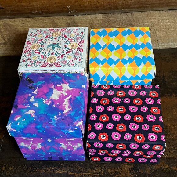4 LUSH Square Empty Gift Boxes for Reuse, Display, Storage or Collecting - Picture 1 of 5